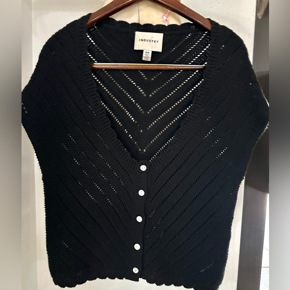 Black Summer Sweater Top